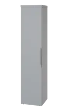 SIN 5 - 4D kancelářská skříň, 1-dveřová, levá, 1820x400x400, šedá